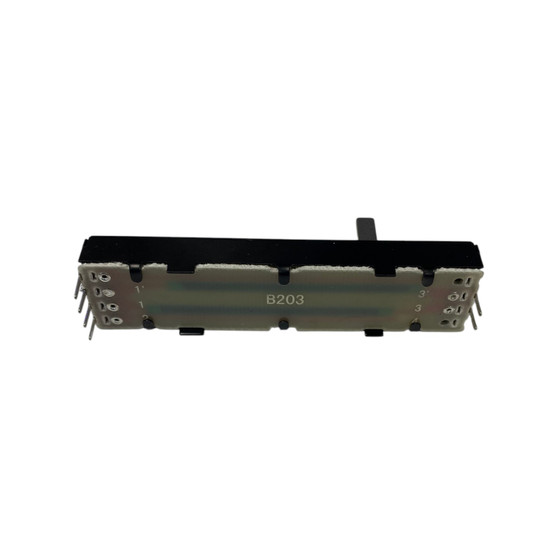 B10KX2 dual slide potentiometer replacement crossfader compatible with Numark mixers.