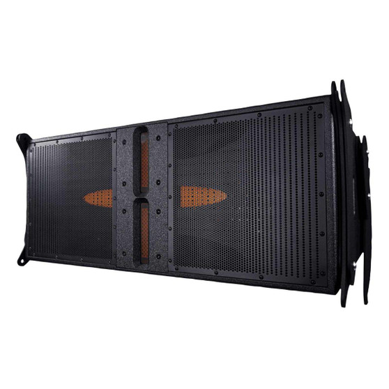 BASSBOSS MFLA-MK3 dual 12-inch powered line array speaker for professional live sound.