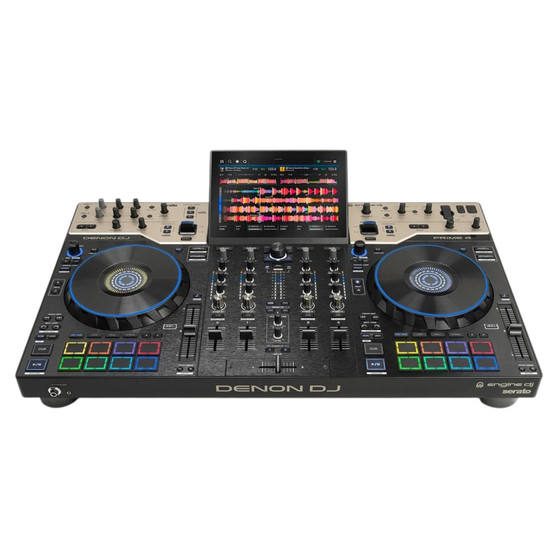 Denon DJ PRIME 4 G2 4-channel standalone DJ system with 8-inch jog wheels