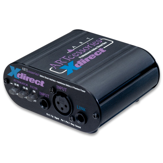 ART XDirect 1-channel Active Direct Box