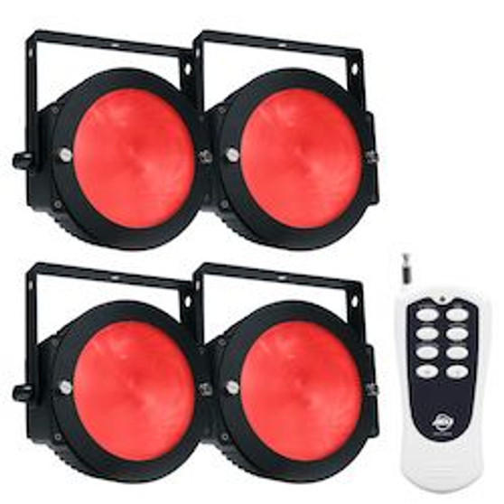 ADJ Dotz Par Pak 4-fixture LED Par Light Package with Remote