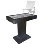 ProX XZF-DJCT BL Control Tower DJ Stand w/ 1 Laptop Arm, Travel Cases for Pioneer XDJ-XZ, DDJ-1000 SRT, RANE ONE, and SX3 | Bla