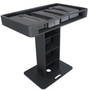 ProX XZF-DJCT BL Control Tower DJ Stand w/ 1 Laptop Arm, Travel Cases for Pioneer XDJ-XZ, DDJ-1000 SRT, RANE ONE, and SX3 | Bla