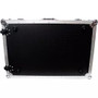 ProX XS-MCX8000WLT ATA Style Flight Road Case with Sliding Laptop Shelf and Wheels for Denon MCX8000  Black/Chrome