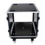 ProX 10U deep rack flight case with removable front and rear lids