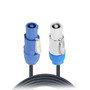 ProX XC-PWC14-25 25 ft powercon cable grey to blue locking stage power cable 14 AWG