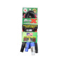 ProX XC-PWC14-XLR03 3 Ft. Grey/XLR-F Connector to Blue/XLR-M Link Cable for powerCon compatible devices