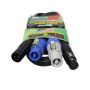 ProX XC-PWC14-XLR03 3 Ft. Grey/XLR-F Connector to Blue/XLR-M Link Cable for powerCon compatible devices