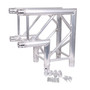 ProX 90 degree truss corner — 1.64 ft box truss connector with conical hardware for secure assembly
