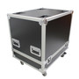 ProX X-RCF-HDL20ALAX2W Dual Flight-Road Case for 2 RCF HDL 20-A Line Array Speakers W-Wheels