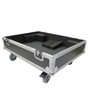 ProX X-RCF-HDL20ALAX2W Dual Flight-Road Case for 2 RCF HDL 20-A Line Array Speakers W-Wheels