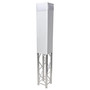 ProX XTC-SQ656TS-W White 6.56Ft 2 meter Lycra Cover Scrim Sleeve fits 12" Quad Box Truss Segment