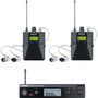 Shure PSM 300 Twin-Pack Pro Wireless In-Ear Monitor Kit (G20: 488 to 512 MHz)