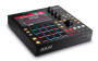 The compact MPC One features an integrated sampler, sequencer, 7″ touchscreen, 16 velocity-sensitive RGB-backlit pads and four endless encoder Q-Link controls.