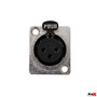 ProX XC-3FDM XLR Female To Male Adapter For Panel Mount