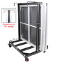 Stage Deck Cart — heavy-duty rolling dolly for staging platforms with swivel casters