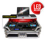 Flight Case For Pioneer DDJ-1000 and SRT Series Digital Controllers W-LED | Sliding Laptop Shelf | Wheels
