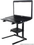 AxcessAbles Portable DJ Laptop Stand — aircraft-grade aluminum folding laptop stand for DJs and live performance setups