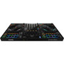 Pioneer DDJ-REV1 performance pads — 16 backlit pads for hot cues, loops, and scratch modes