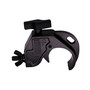 ProX T-C16H-BLK Aluminum Hook Style M10 Clamp with Big Wing Knob for 2" Truss Tube Capacity 45 Lbs. Black Finish