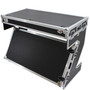 ProX Z-Table portable DJ workstation with 48-inch tabletop and utility shelf.