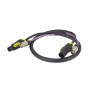 DAS 1m CAT7 integrated etherCON (Data + Audio) + TRUE 1 cable link cable