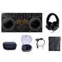 Pioneer DJ DDJ-REV1 Controller with Mackie MC-150 Professional Headphones with FREE LTGem Headphone Case