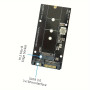 M.2 NGFF SATA to 2.5 inch SATA Adapter Card B+M Key 2242 2260 NGFF SSD Case to 2.5 SATA 6Gbps for Win 11/10/8/ 7/ XP Mac