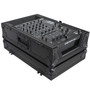 Flight Case for Pioneer CDJ-3000 DJS-1000 Denon SC6000 PRIME Large Format CD-Media Player Black on Black