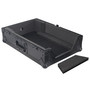 Flight Case for Pioneer CDJ-3000 DJS-1000 Denon SC6000 PRIME Large Format CD-Media Player Black on Black