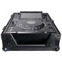 Flight Case for Pioneer CDJ-3000 DJS-1000 Denon SC6000 PRIME Large Format CD-Media Player Black on Black