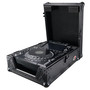 Flight Case for Pioneer CDJ-3000 DJS-1000 Denon SC6000 PRIME Large Format CD-Media Player Black on Black