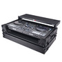 ProX ATA Flight Style Road Case For RANE Four or RANE Performer DJ Controller with Laptop Shelf 1U Rack Space LED and Wheels -