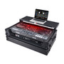 ProX ATA Flight Style Road Case For RANE Four or RANE Performer DJ Controller with Laptop Shelf 1U Rack Space LED and Wheels -
