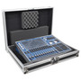 ProX Universal Flight Style Digital Audio Mixer Console Road Case with Diced Foam – Fits up to 18" x 21" Mixers