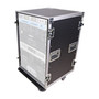ProX 16U Vertical Amp Rack Mount Flight Case with Caster Wheels