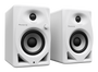 Pioneer DJ DM-40D-W 4 inch desktop monitor system — white active studio monitor pair with DJ and Production modes