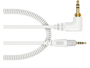 47.24 in coiled cable for the HDJ-S7-W headphones (white)