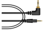 Pioneer DJ HDJ-S7-K replacement cable — 1.6m straight headphone cable with L-type mini-jack