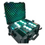 UltronX Watertight Case for 12 ApeLabs MAXI Lights or Compatible Equipment with Extendable Handle & Wheels