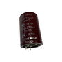 2700µF 250V Electrolytic Capacitor — 4-pin black power supply filter capacitor for Yorkville active speakers and high-power audio amplifiers.