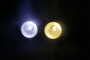 AUVI Aura COB 2 EYE RGBWA-UV blinder — dual white COB LEDs with 3200K–5000K output and vibrant RGB halo ring effects for concerts and DJs