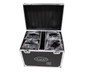 Four 295W beam moving lights with RGB LED ring effects