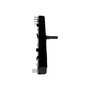 Replacement B10KX2 fader with durable plastic housing and metal terminals.