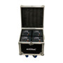 AUVI Wireless Cold Spark Machine Set of 4 with flight case, rechargeable battery-powered indoor spark effect machines for weddings, DJs, concerts, and stage productions.