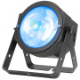 ADJ Dotz Par 100 COB LED Par Can angled view showing 100W RGB COB lens