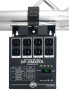 ADJ DP-DMX20L 4-Channel DMX Dimmer/Switch Pack — versatile lighting controller with 16 onboard chases, zero-crossing protection, and flexible mounting options.