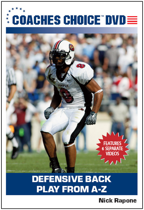 Defensive Back Play from A-Z, one of many Football DVDs from