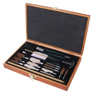 Outers 28pc Cleaning Kit Wood Box Outers 28pc Cleaning Kit Wood Box