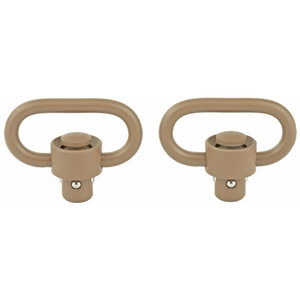 Grovtec Heavy Duty Push Button Swivels FDE